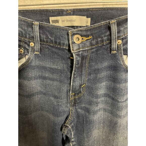 Women’s Levi’s 515 bootcut dark wash size 4 - Picture 4 of 7